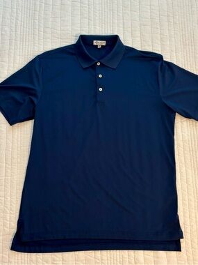 Peter Millar Navy Polo with Classic Collar
